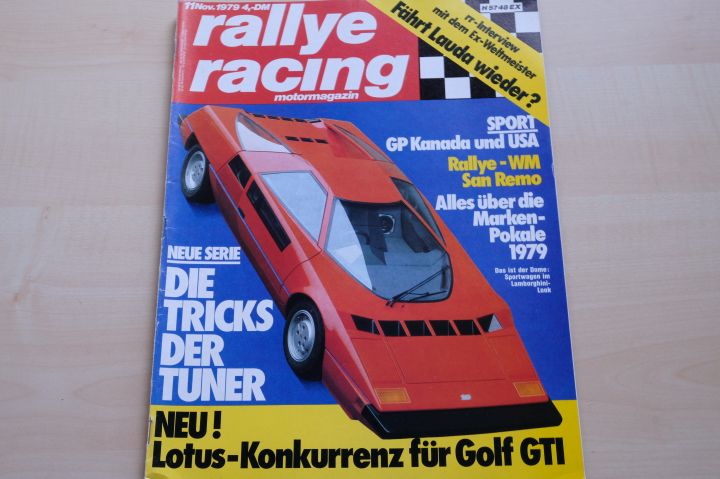 Deckblatt Rallye Racing (11/1979)